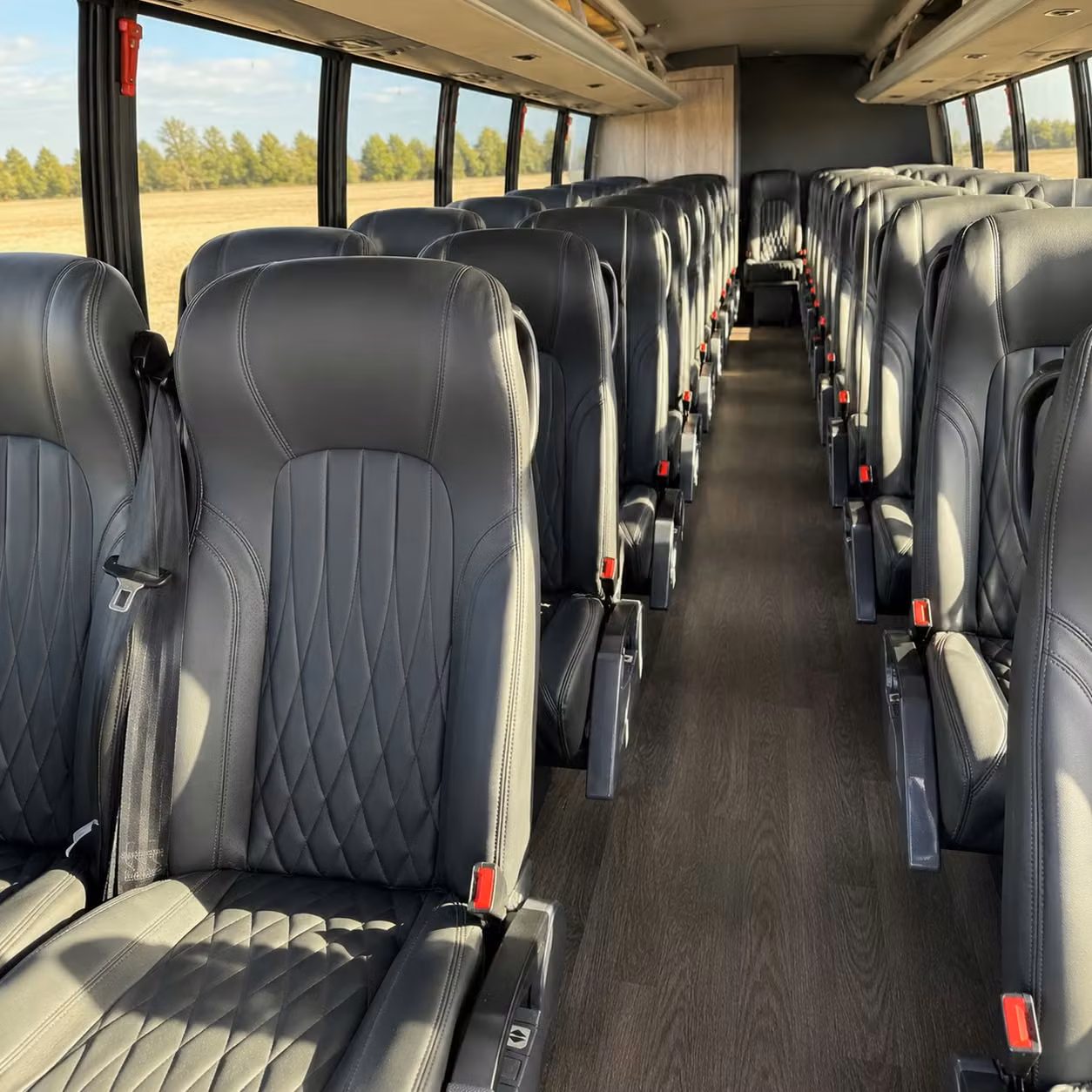 25 passenger minibus inside