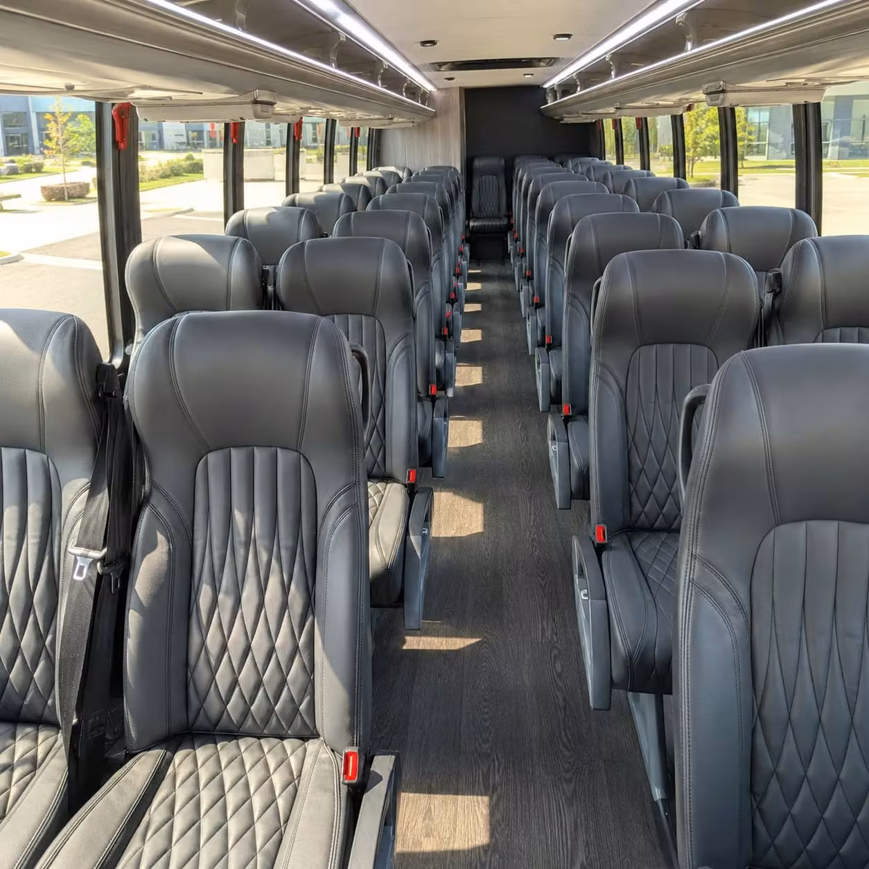 28 passenger minibus inside
