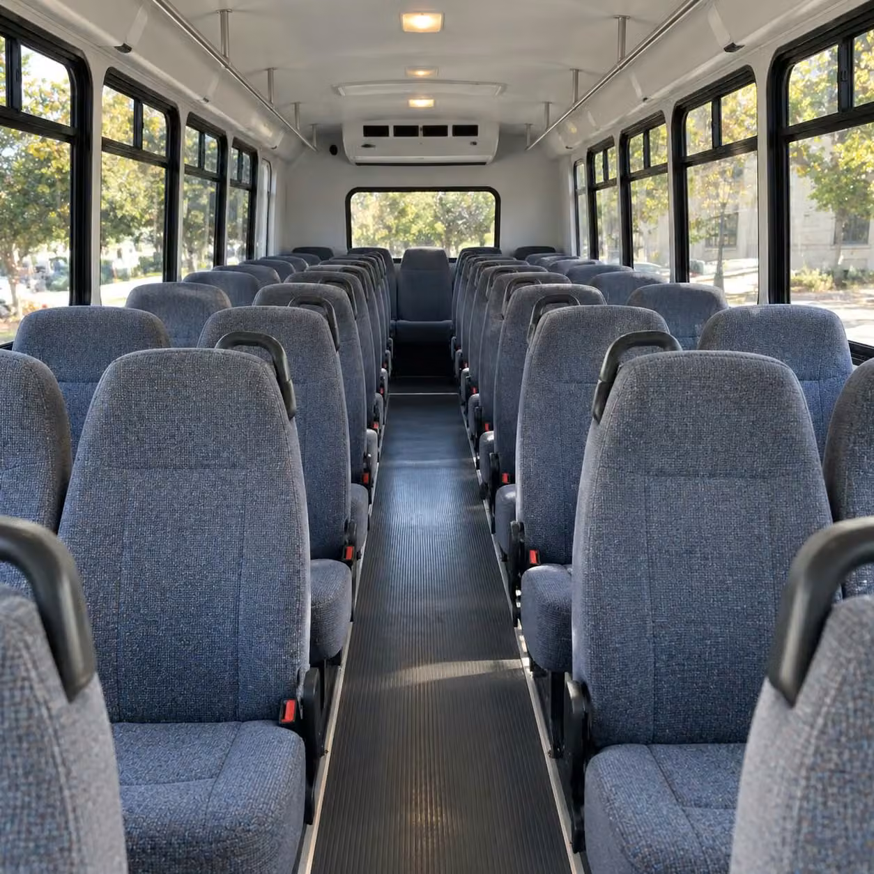 28 passenger minibus interior