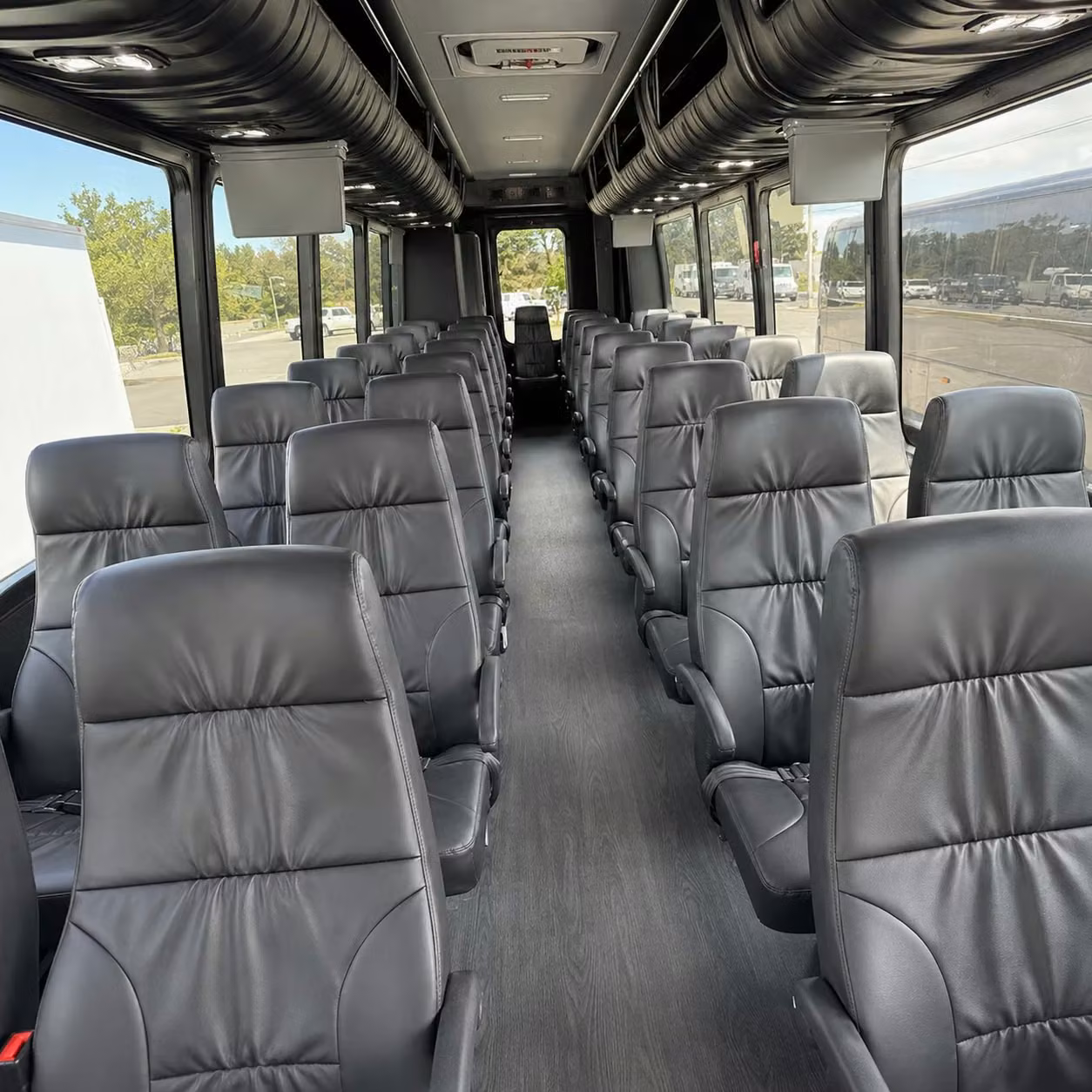 30 passenger minibus inside