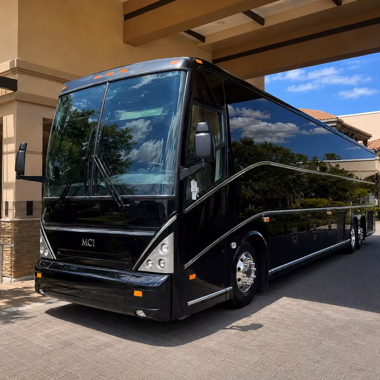 56 passenger charter bus