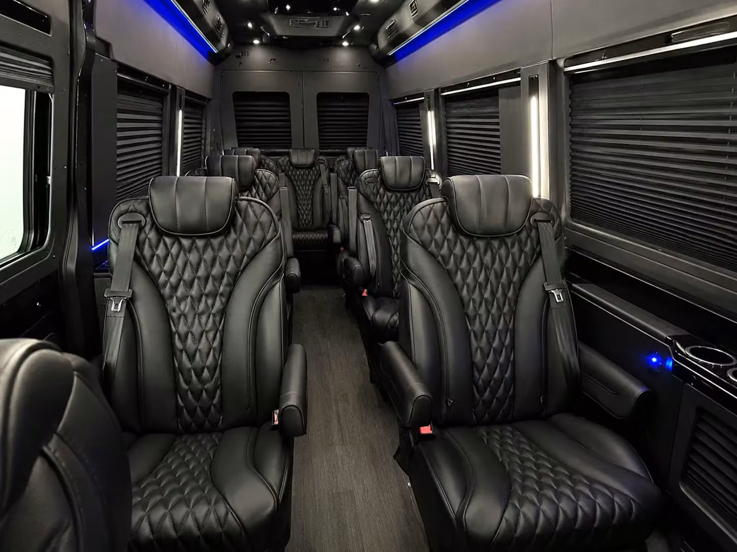 sprinter van with driver interior