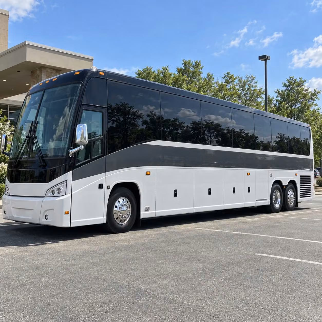 the yakima convention center and other popular prom venues deserve a grand arrival and a charter bus delivers it